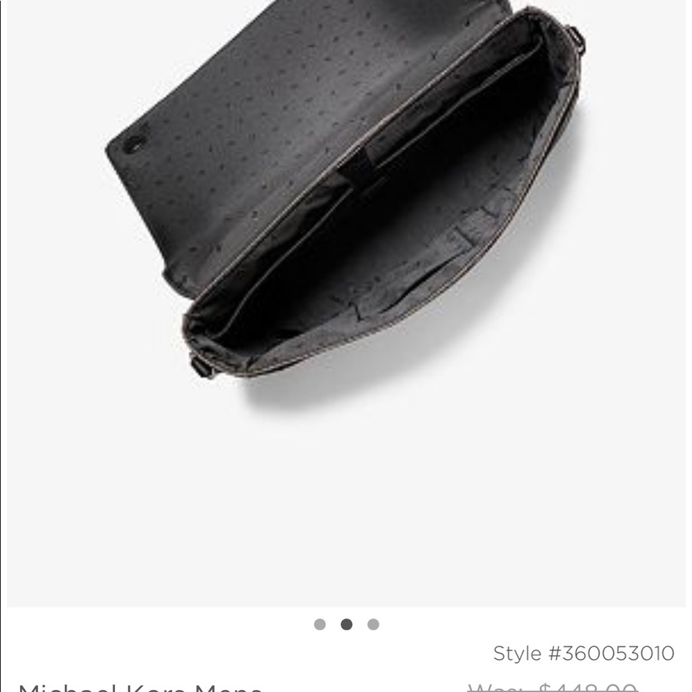 Michael Kors Harrison Front Flap Messenger Bag - Picture 3 of 4